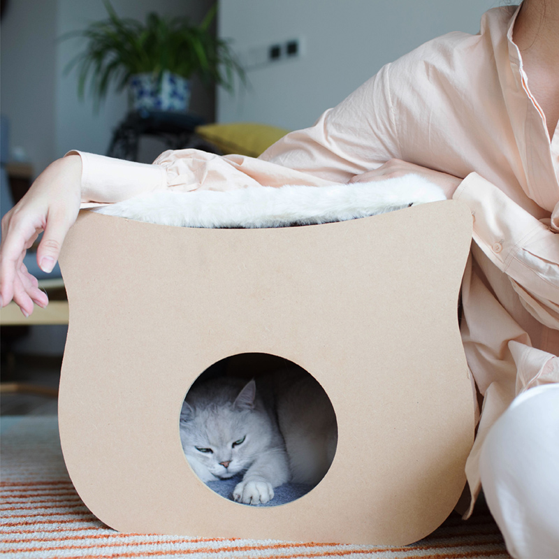 2022 NEU Papierkatzenhaus Papier Kitty Cattery Katzenspielzeug