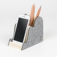 Honismart Foldable Extending Paper Mountain Pen Box Table Organizer Phone Stand