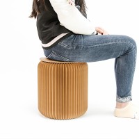 35cm Height Honeycomb Paper Stool Paper Folding Chair for Living Room