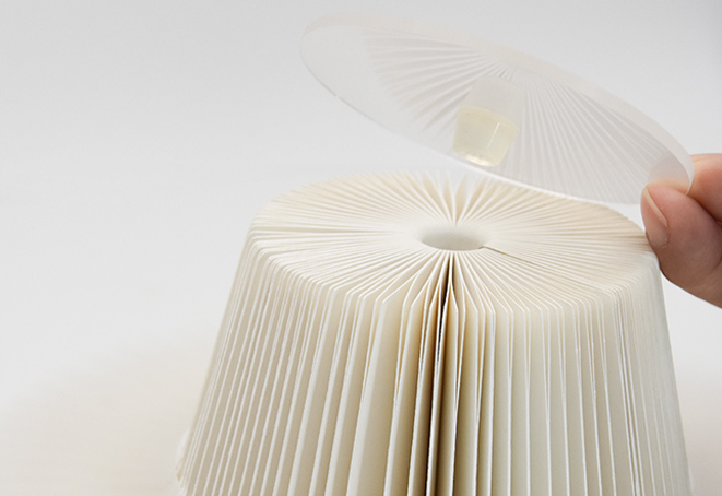 Accordion paper honeycomb structure