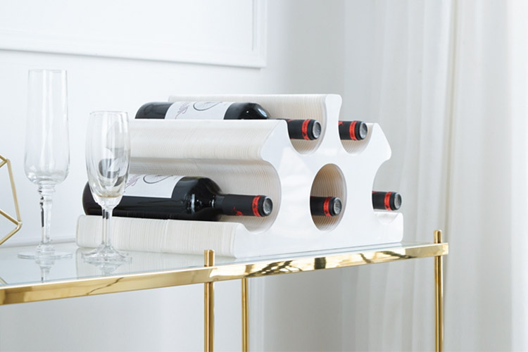 Crown Wine Holder Small Table Wine Holder For Home And Party Foldable Easy Moving (1)