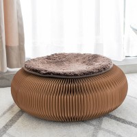 eco friendly honeycomb paper furniture japanese futon round futonfolding table folding chair for meditation