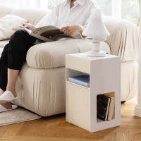 Kraft Paper Storage Multi-function Bedside Table for Living room