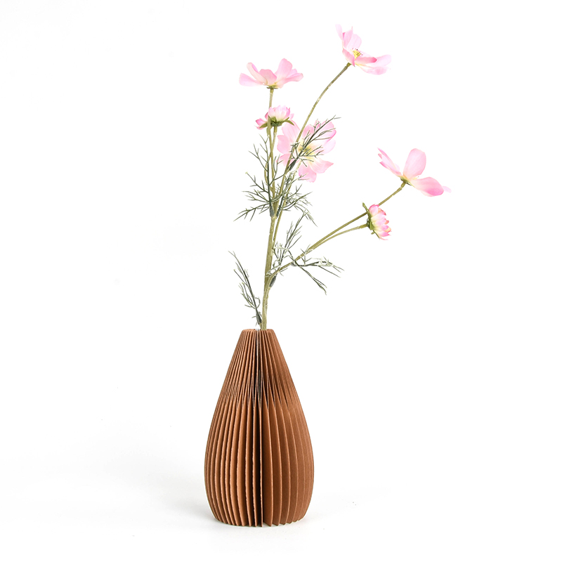 Beste Mode Art Kraftpapier Vase Honeycomb Folding Craft Gift Paper Vase für Dekoration und Hochzeit