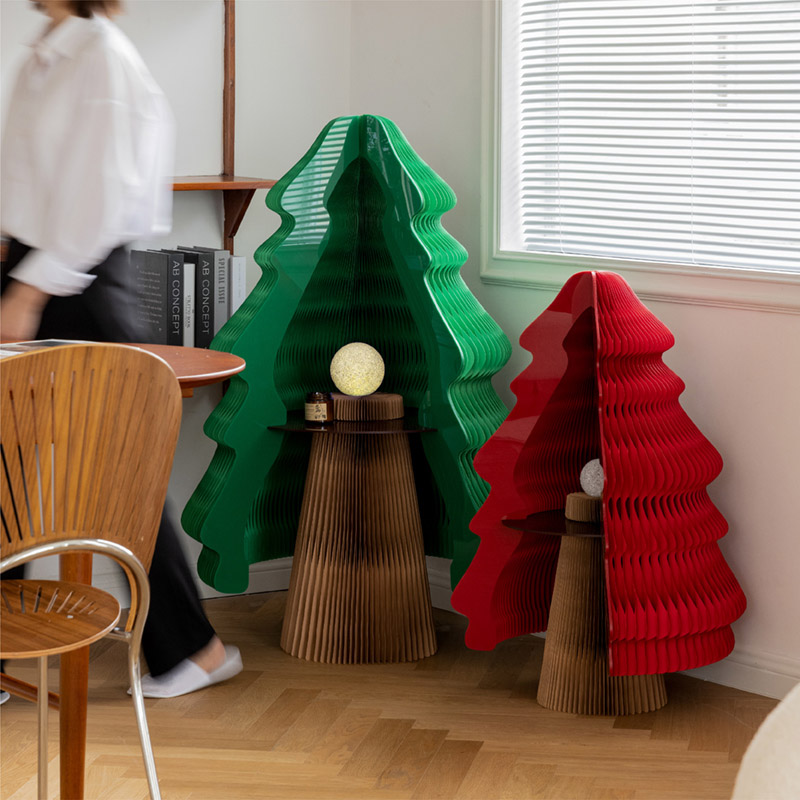 独特的圣诞树圣诞装饰，带灯球灯，适用于家庭和办公室装饰