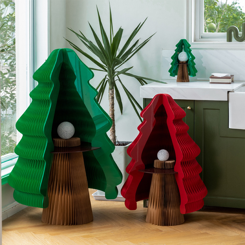独特的圣诞树圣诞装饰，带灯球灯，适用于家庭和办公室装饰